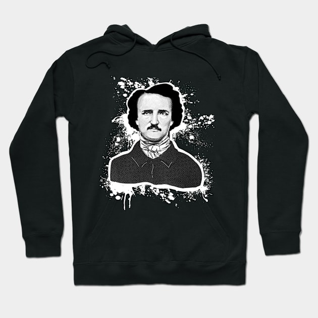 Edgar Allan Poe Illustration Hoodie by ckrickett